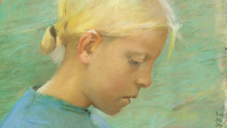 Anna Ancher - Pige med Blomst